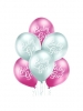 Balon latex D11 Baby Girl 6 kom