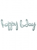 Script Phrase Happy Bday Silver 